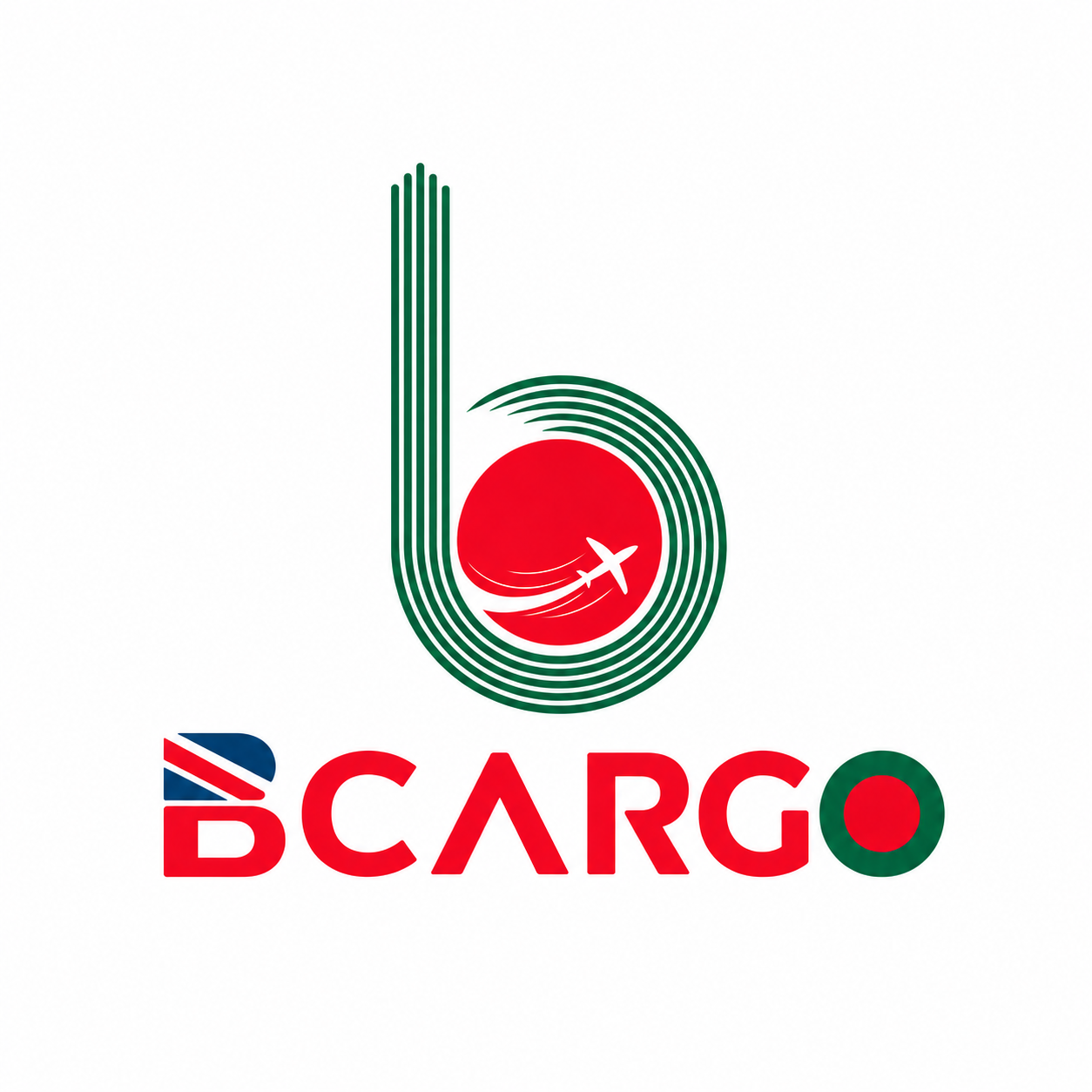 B Cargo courier and air cargo logo